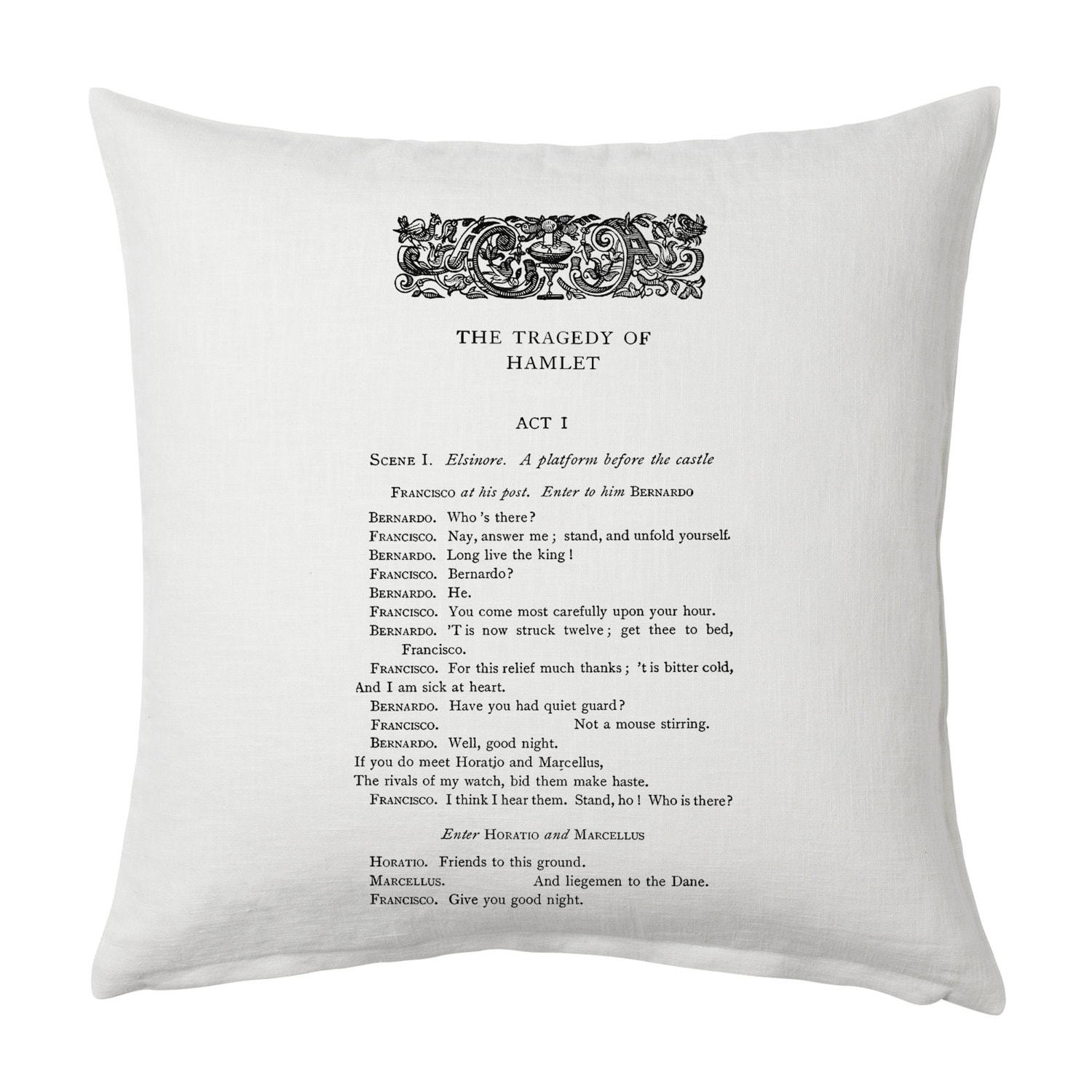 Hamlet by William Shakespeare Pillow Cover Book Pillow Cover. Etsy