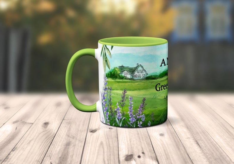 Anne of Green Gables by Lucy Maud Montgomery Mug.Coffee Mug with Anne of Green Gables book design, Bookish Gift,Literature Mug image 4