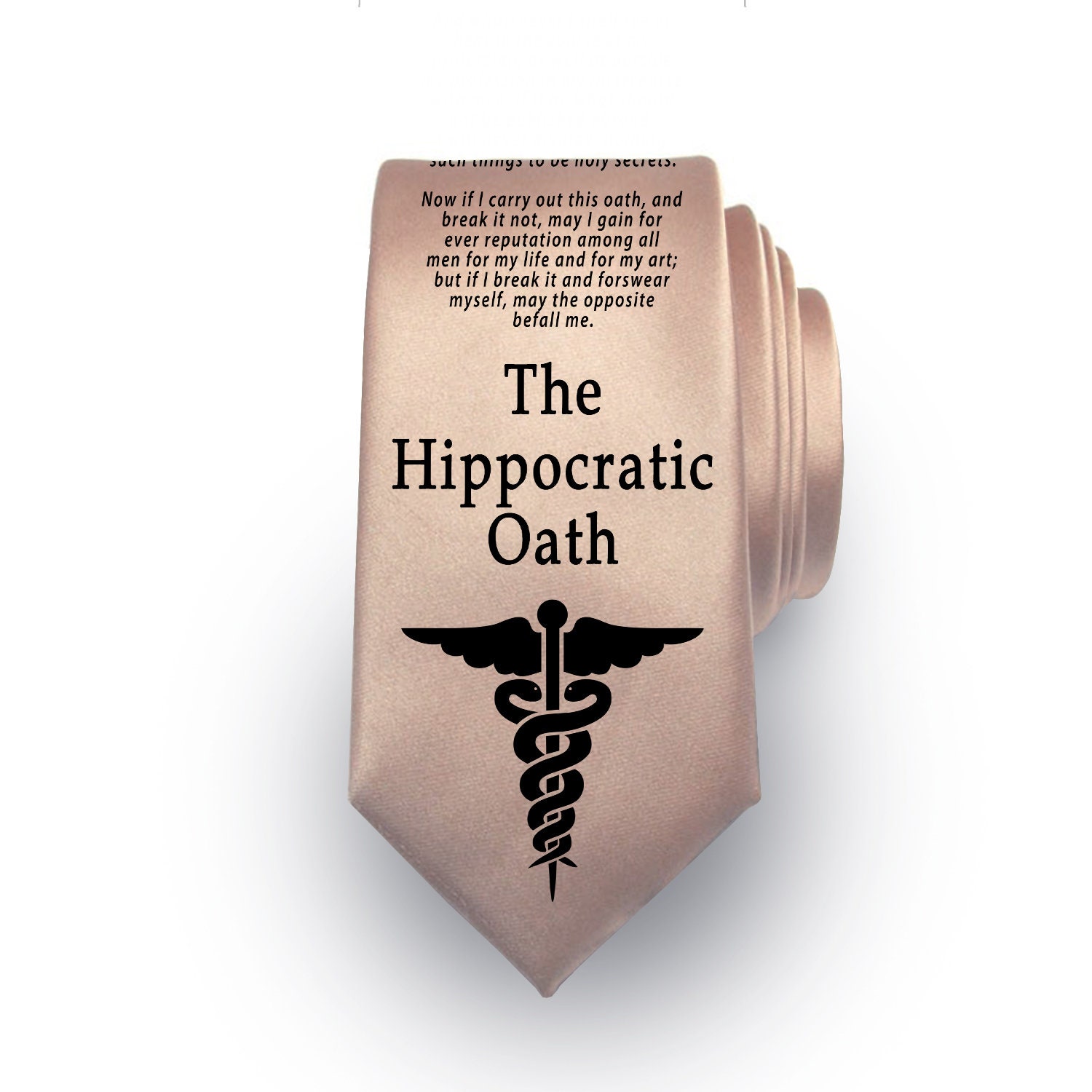 Hippocratic Oath TieEnglish Version Gift for Doctor Gift -  Portugal