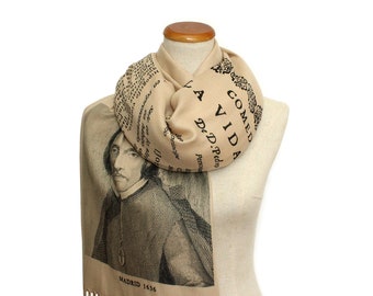 Life Is a Dream (La vida es sueño)  by Pedro Calderón de la Barca Scarf Shawl Wrap. Book Scarf