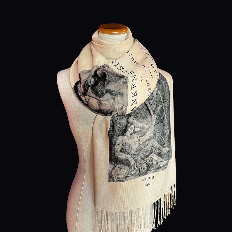 Frankenstein by Mary Shelley Shawl Scarf Wrap image 9