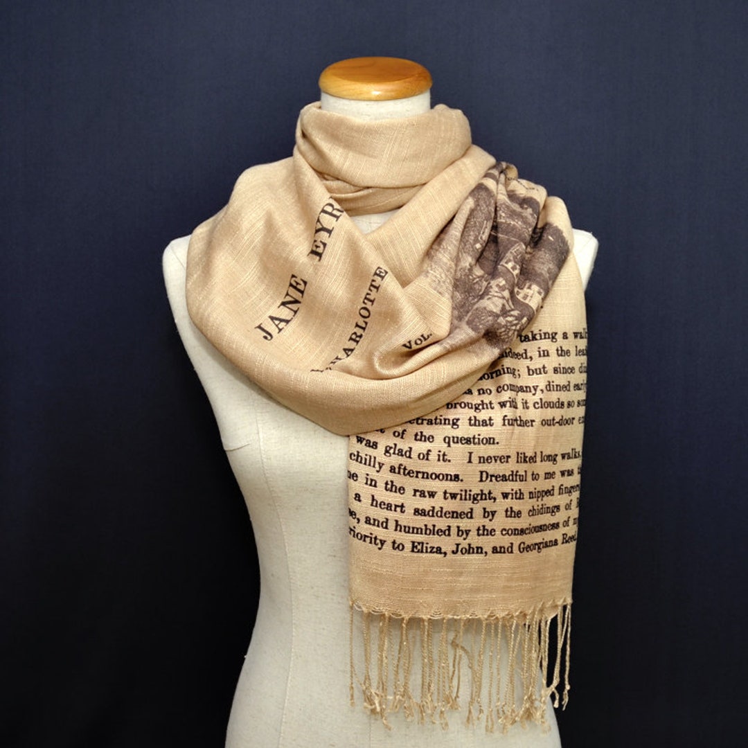 Jane Eyre by Charlotte Brontë Scarf/shawl - Etsy