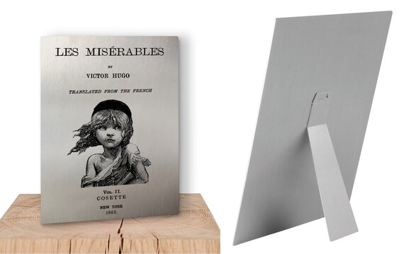Affiche Vintage Les Misérables De Victor Hugo - Reproduction 1899 - Format 83x60 Cm