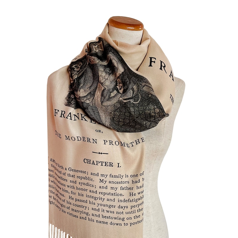 Frankenstein by Mary Shelley Shawl Scarf Wrap image 3