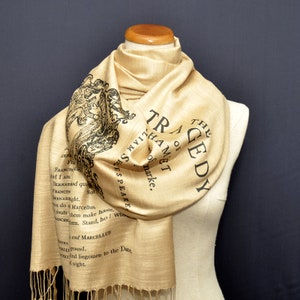 Hamlet Scarf/Shawl. William Shakespeare image 1