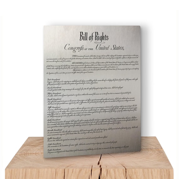 Bill of Rights US Constitution – Large Laminated Magnetic Flexible  Sign/Poster – Tacos Y Mas