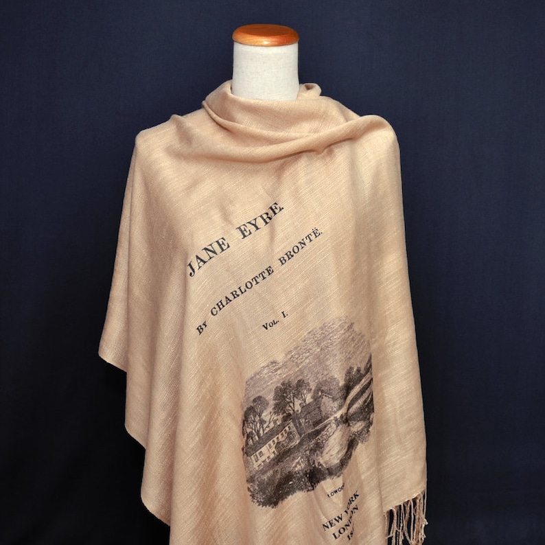 Jane Eyre by Charlotte Brontë Scarf/Shawl image 4