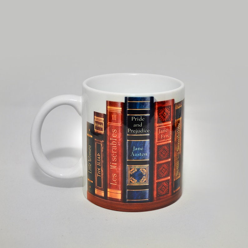 Kaacly Tasse à Café En Forme De Livre, Cadeau Pour Amateur De Livre, Cadeau De Bibliothèque, Tasse De Ver De Livre