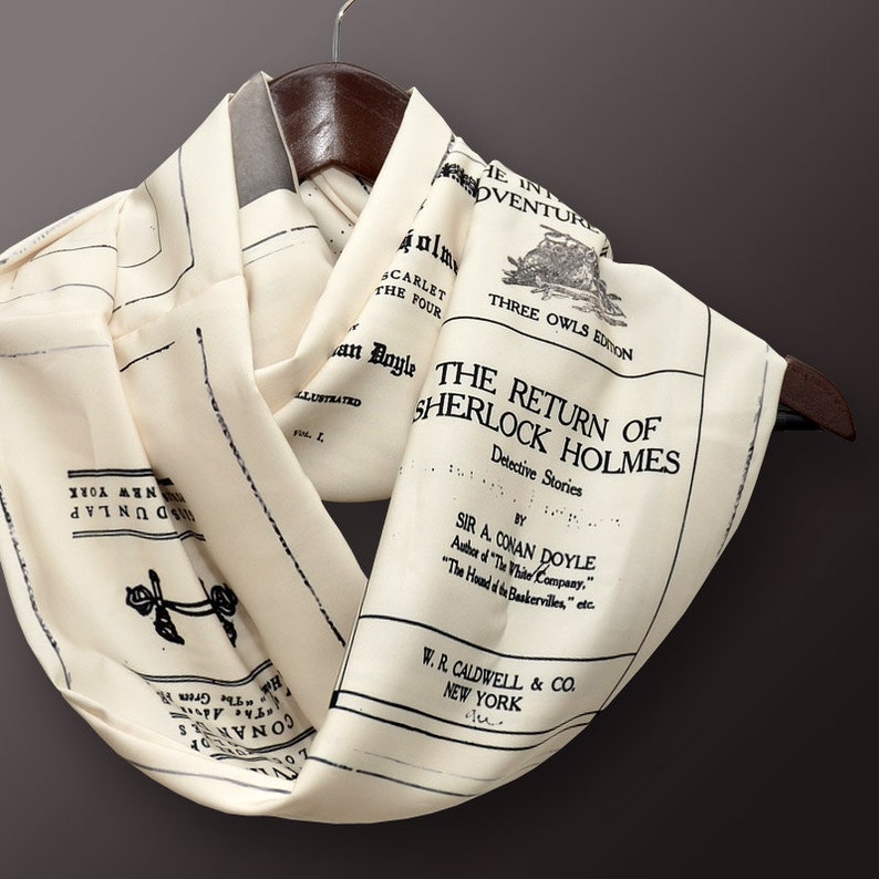 Sherlock Holmes Infinity Scarf Etsy