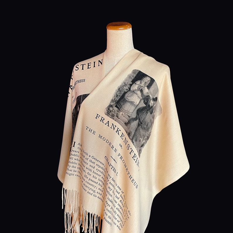 Frankenstein by Mary Shelley Shawl Scarf Wrap image 6
