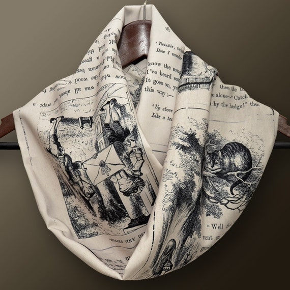 alice in wonderland infinity scarf