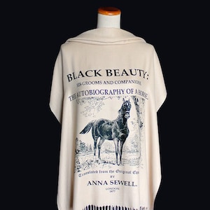 Black Beauty: His Grooms and Companions, the Autobiography of a Horse by Anna Sewell Shawl Scarf Wrap