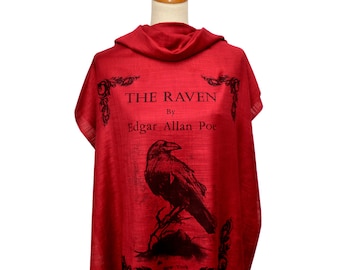 Der Rabe von Edgar Allan Poe Schal / Schal / Wrap