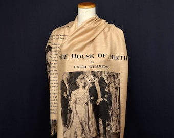 The House of Mirth by Edith Wharton Scarf Wrap Shawl