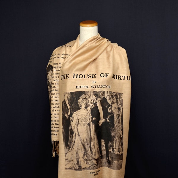 The House of Mirth by Edith Wharton Scarf Wrap Shawl