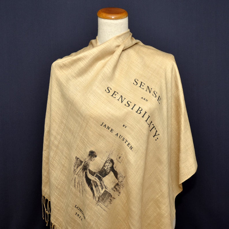 Sense and Sensibility by Jane Austen Shawl Scarf Wrap image 4