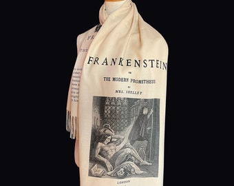 Frankenstein by Mary Shelley Shawl Scarf Wrap