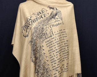Pride and Prejudice by Jane Austen Shawl Scarf Wrap