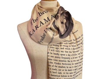 The Brothers Karamazov by Fyodor Dostoevsky shawl/scarf - English version