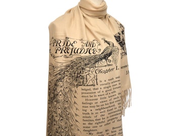 Bufanda tipo chal de Orgullo y prejuicio de Jane Austen