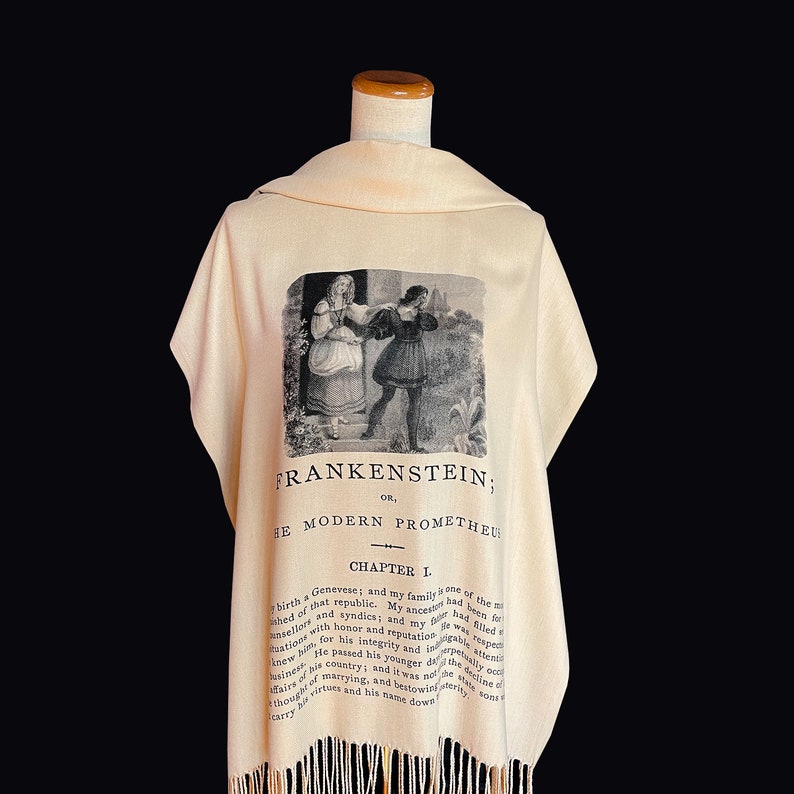 Frankenstein by Mary Shelley Shawl Scarf Wrap image 5