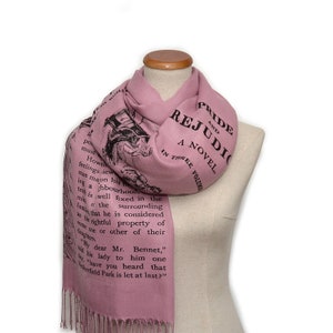 Pride and Prejudice by Jane Austen Scarf Shawl Wrap
