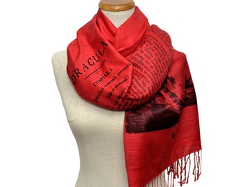 Dracula by Bram Stoker Shawl Scarf Wrap