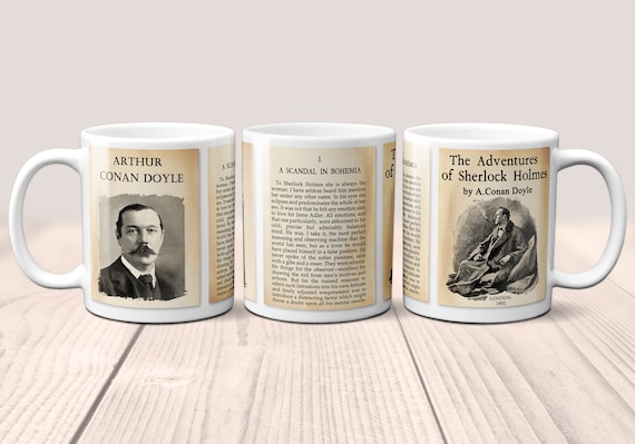 Portrait Sherlock Illustration Mugs Personalized Mug