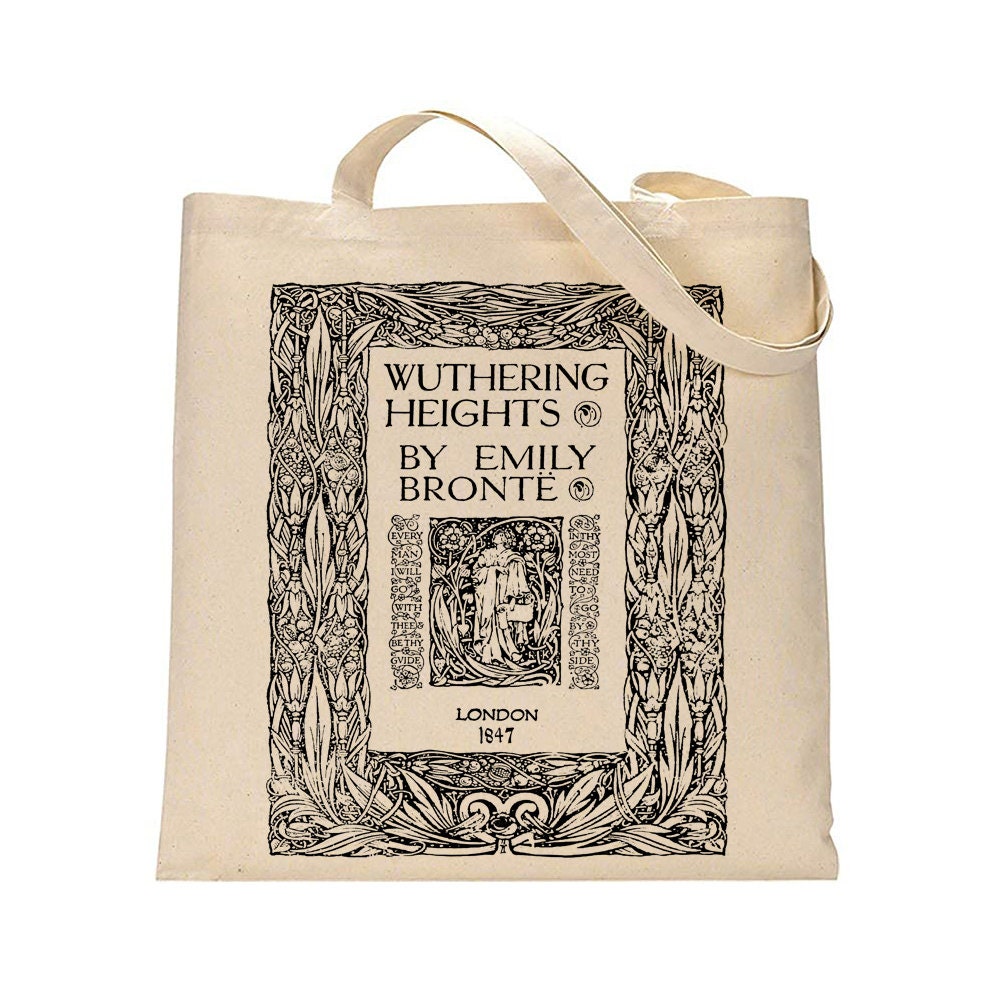 Literary Tote Bag. Handbag With Book Design. Book Bag
