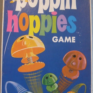 Poppin Hoppies 100% complete, works great; game Ideal 1968; action game catch hoppies