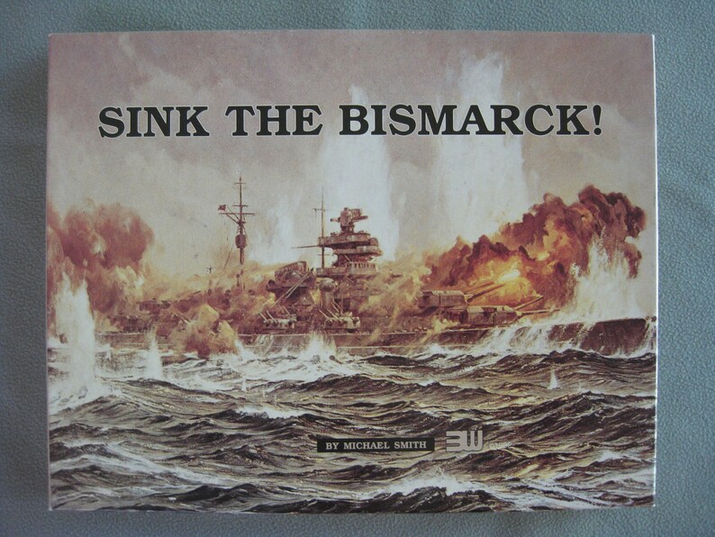 Sink The Bismarck 3w Wargame 100 Complete Partly Unpunched 1992 World War Ii Naval Battle Ship Combat