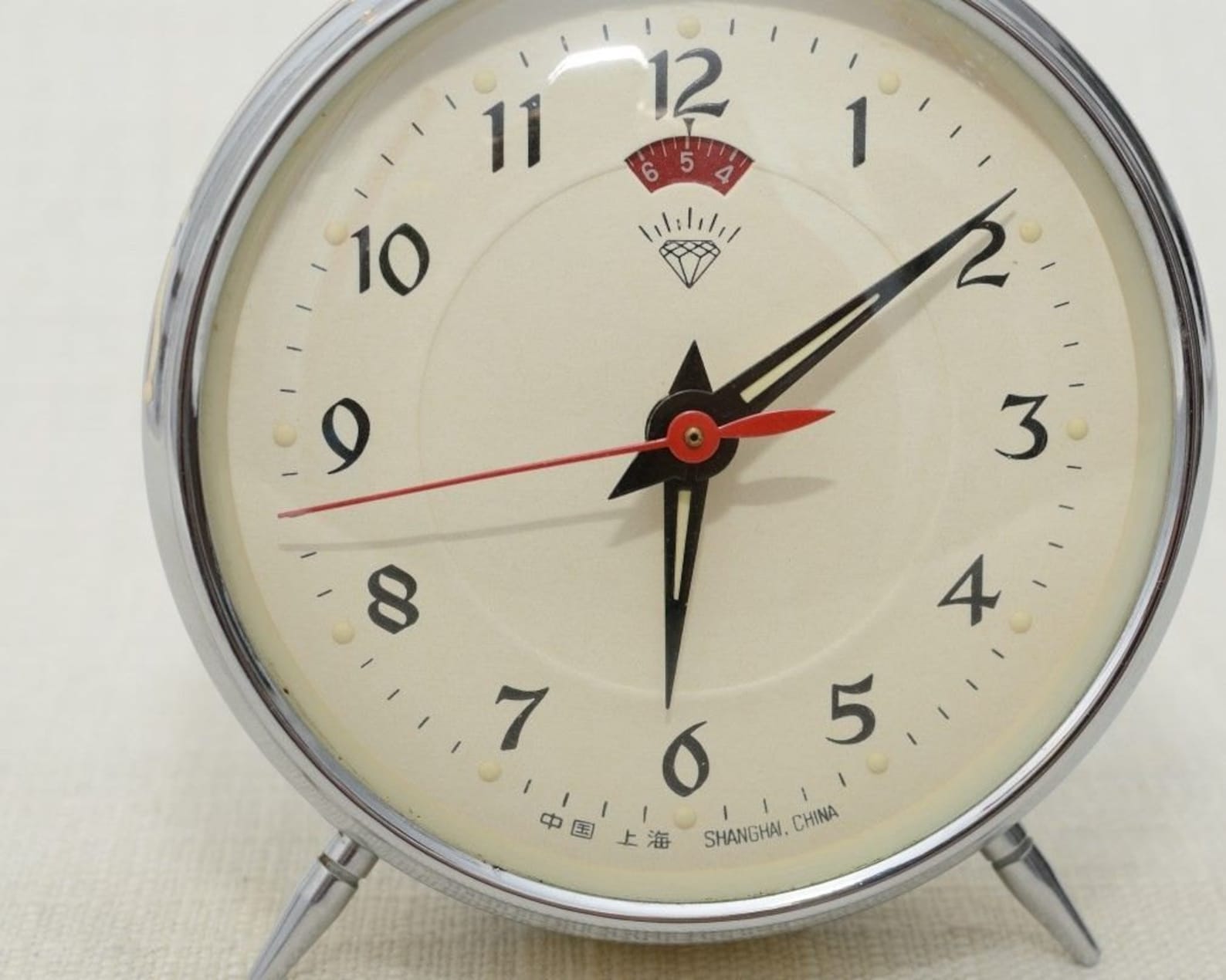 Vintage DIAMOND Chinese Alarm Clock 1964 Etsy