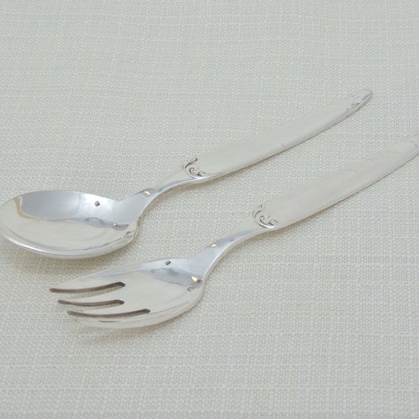 Vintage Couvert Dixi Silver plated Fork and Spoon