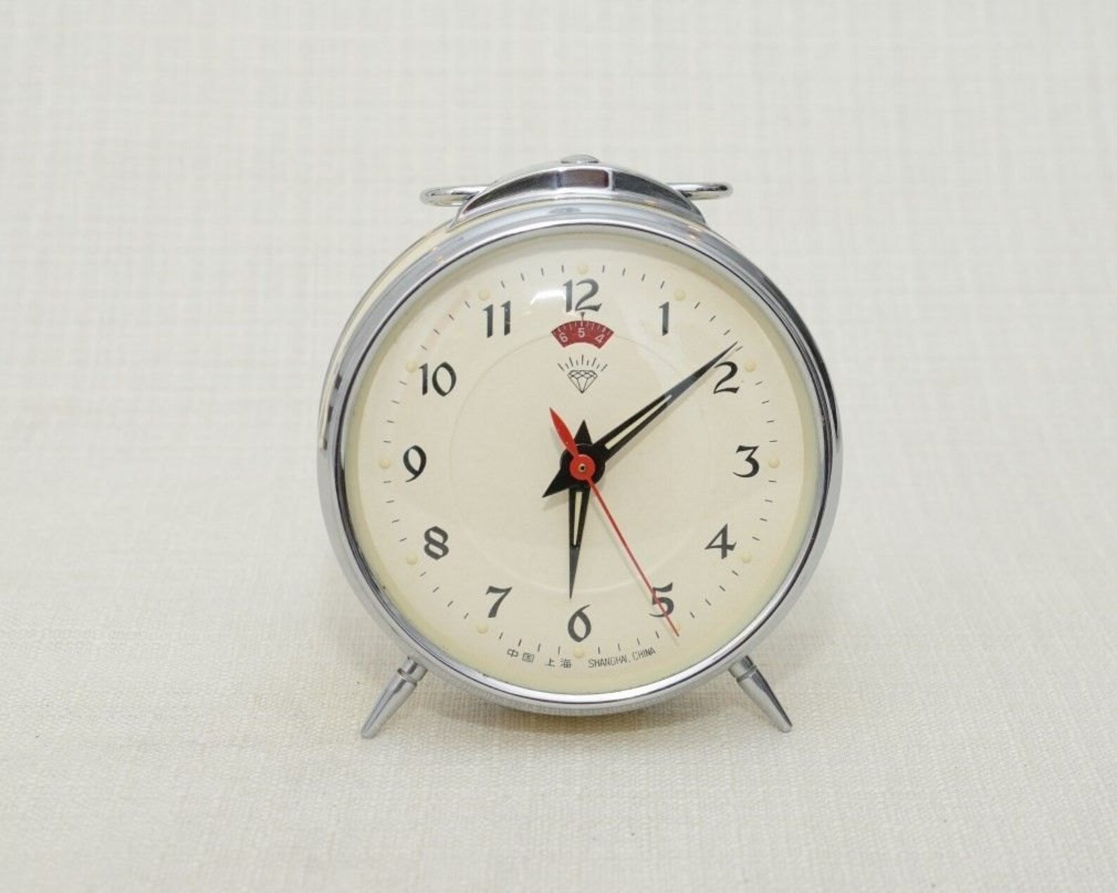 Vintage DIAMOND Chinese Alarm Clock 1964 Etsy