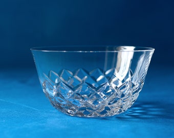 Vintage French Baccarat Crystal Finger Bowl Pattern Burgos