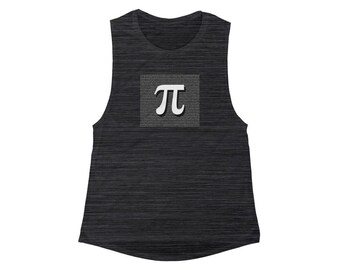 Pi - Math Lover - Serbatoio muscolare Flowy Scoop da donna