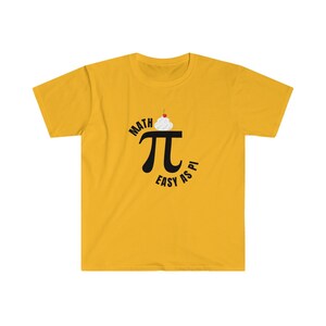 Math Tee | Easy as Pi | Unisex T-Shirt | Teacher Gifts | Education Themes | Back to School