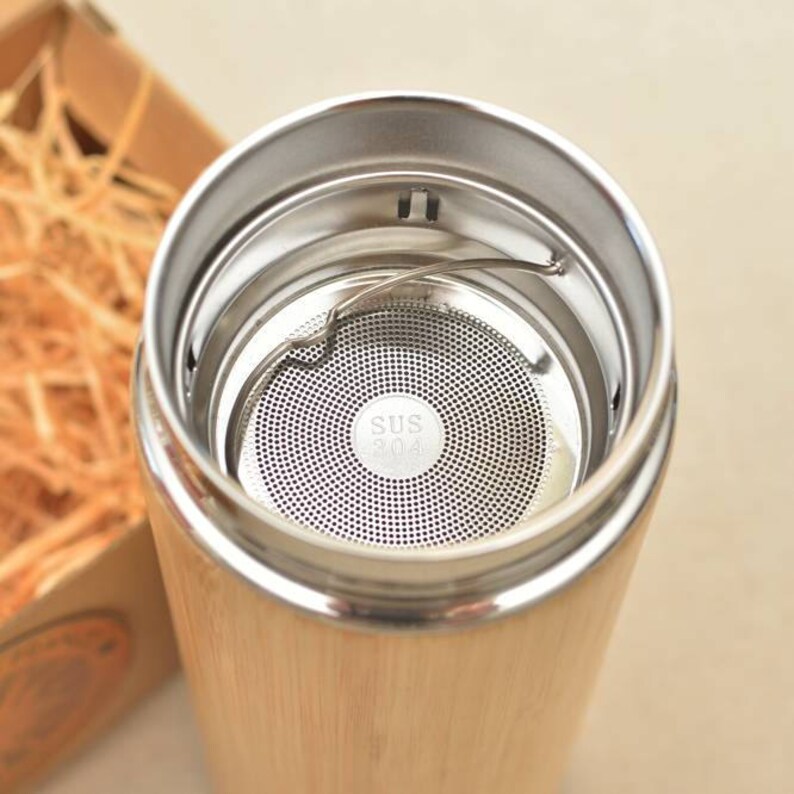Coffee bean thermos flask