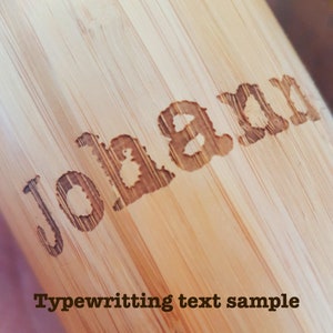 Wood Gift Your Text Photo Logo Names XL Thermos with Engraved Personalized Image with Gift Wrap Offered image 5