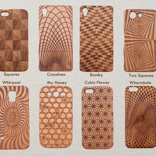 Collection de coques de portables géométriques en bois pour Samsung Galaxy S23 S22 S21 Plus Ultra S20 FE S10 S10e S9 S8+