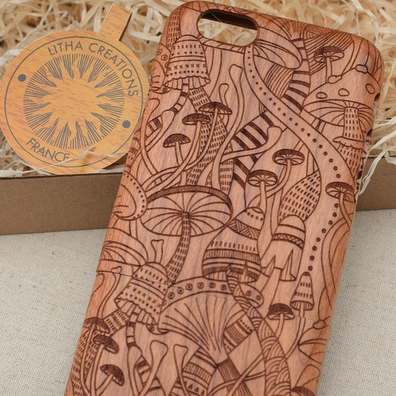 Psychedelic Dmt Wood Phone Case Samsung Galaxy S10 S10e S9 S9 Etsy