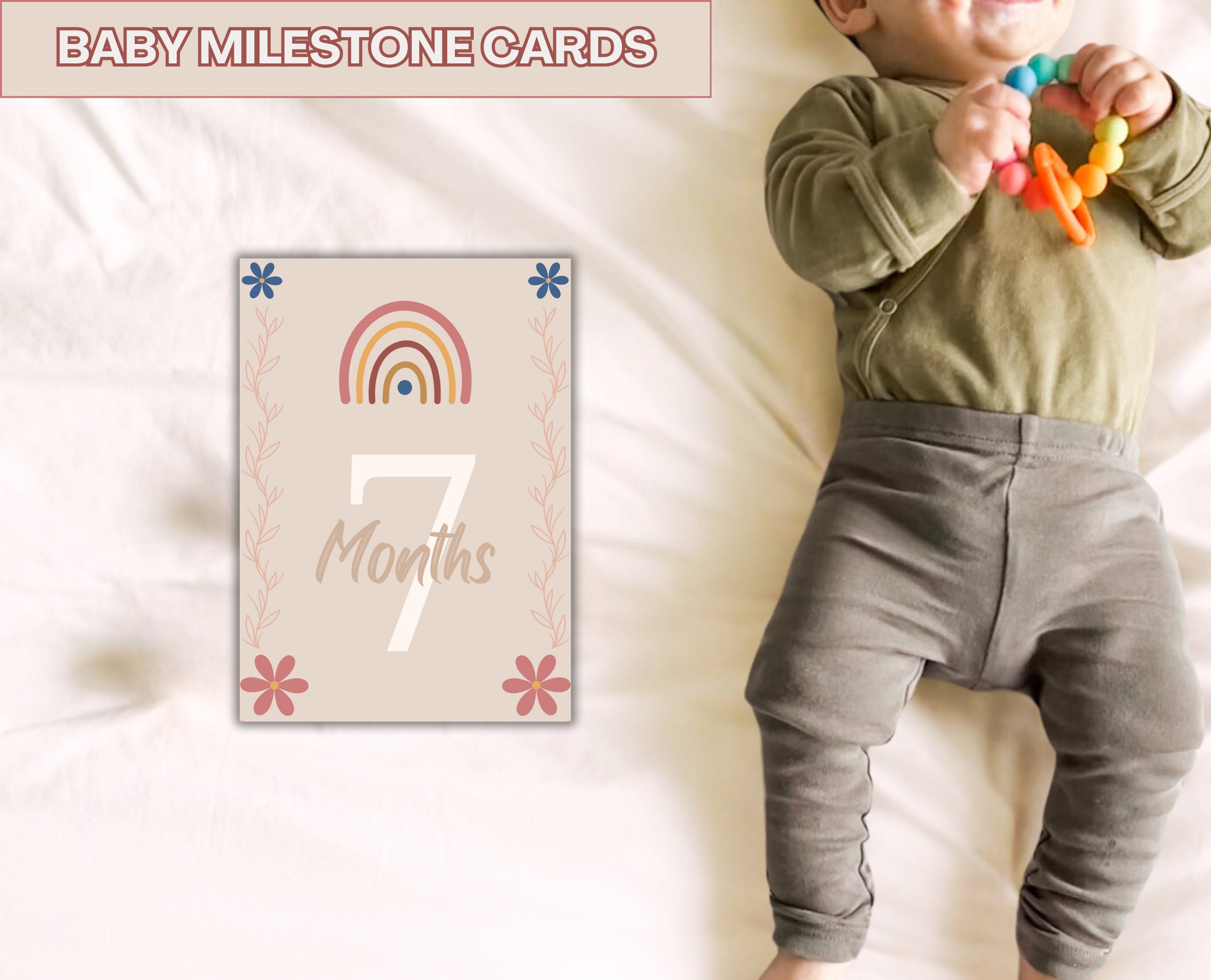 Wooden Baby Milestone Cards – The Confetti Gift Co