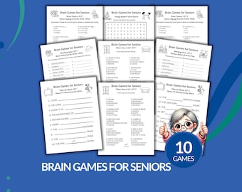 Senior Brain Games: Dementia & Alzheimer's Activities (PDF)