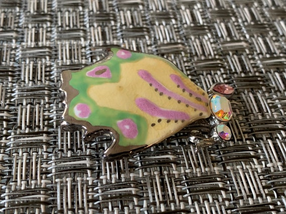 Christian Lacroix vintage brooch Butterfly