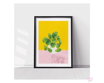 Pilea, Monstera, Mother’s Tongue Art Prints - NEW - The Plant Collection - eco-friendly A4, unframed