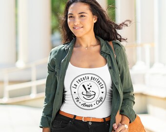 The Perfect Recipe Funny Cute Christian Quote Women's Ideal Racerback Tank