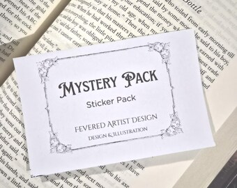 Halloween Autumn Nocturne: Bats & Gargoyles Mystery Sticker Pack