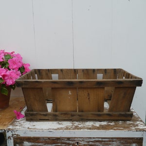 Vintage Wooden Fruit Basket