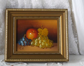 Mini Vintage Fruit Painting