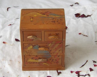 Mini Vintage Japanese Drawers